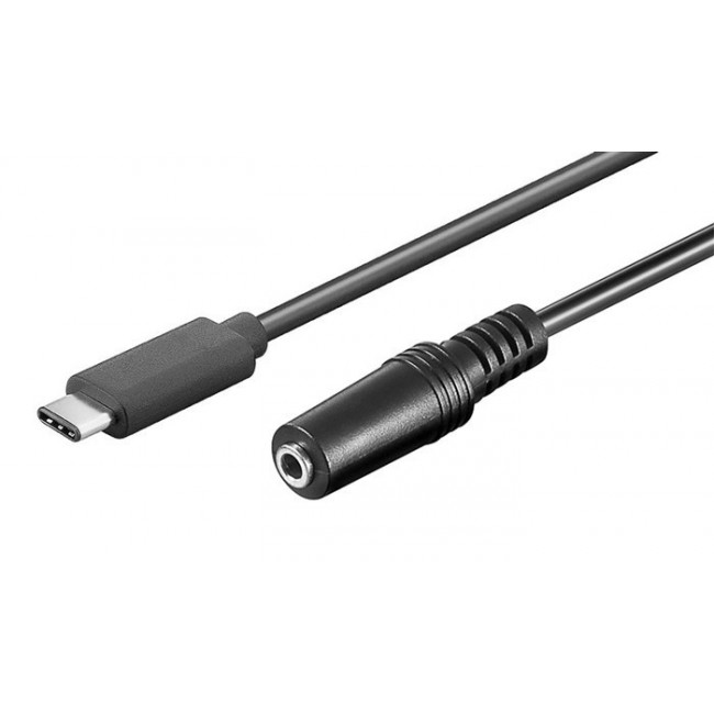 USB TYPE C ΑΡΣΕΝΙΚΟ - 3.5mm STEREO ΘΗΛΥΚΟ ΚΑΛΩΔΙΟ