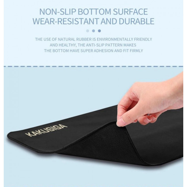 MOUSE PAD 26x21x0.2cm ΜΑΥΡΟ KAKUSIGA KSC-1162