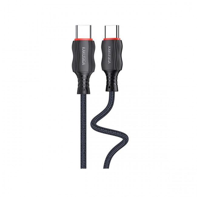 USB TYPE-C - USB TYPE-C ΚΑΛΩΔΙΟ 2m 60W ΜΑΥΡΟ KAKUSIGA KSC-996
