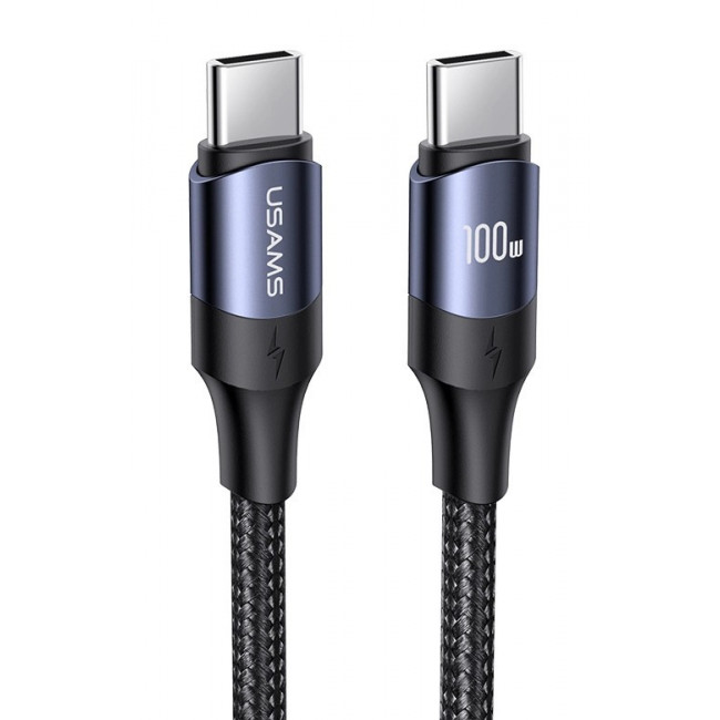 USB TYPE-C - USB TYPE-C ΚΑΛΩΔΙΟ 3m 100W ΜΑΥΡΟ USAMS