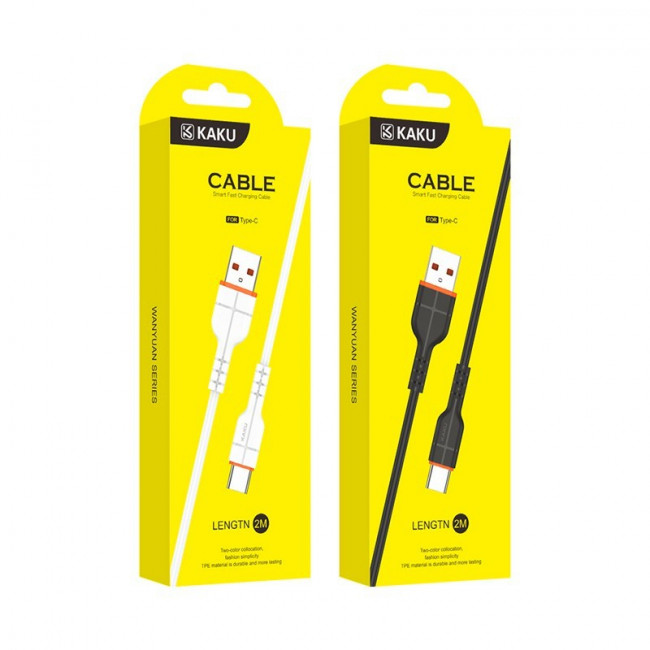 USB 2.0 A - USB TYPE C  ΚΑΛΩΔΙΟ DATA 2Μ ΜΑΥΡΟ KAKUSIGA