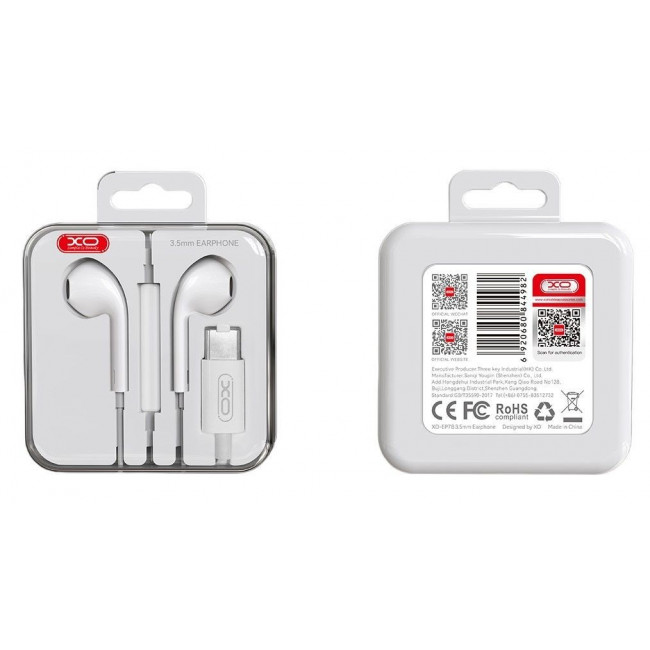 XO EP78 HANDSFREE ΜΕ ΦΙΣ TYPE C ΛΕΥΚΟ