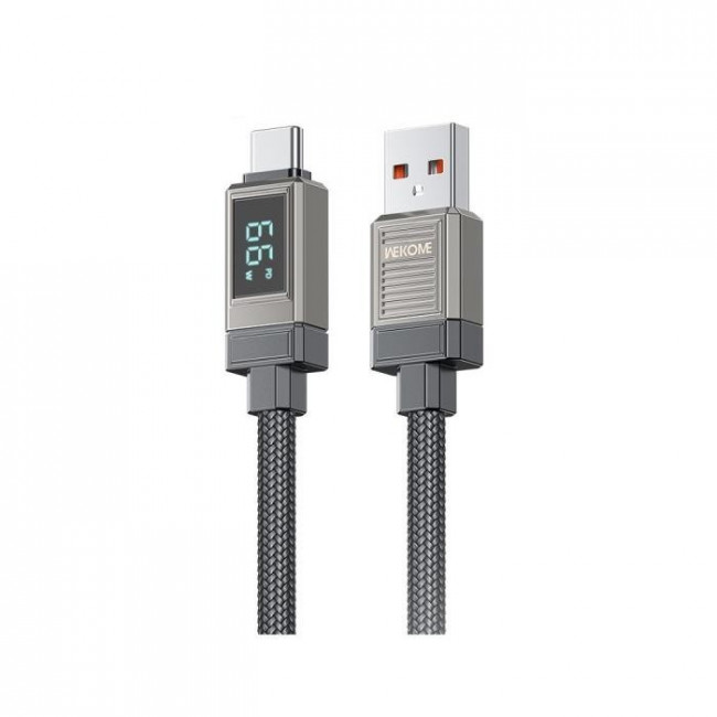 USB A - USB TYPE-C ΚΑΛΩΔΙΟ 1.2m ΜΑΥΡΟ 66W WDC-39