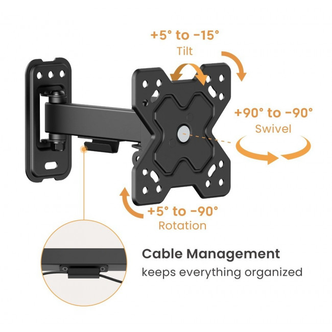 PT-1277 ΒΑΣΗ ΓΙΑ LCD 13"-32" POWERTECH