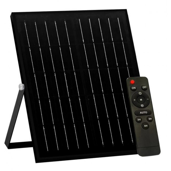 ΠΡΟΒΟΛΕΑΣ LED 60W ΜΕ ΗΛΙΑΚΟ ΠΑΝΕΛ 4000K 750Lm IP66 + ΤΗΛΕΧΕΙΡΙΣΤΗΡΙΟ