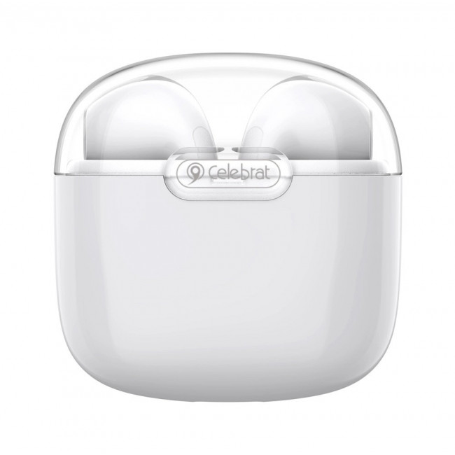 W52  BLUETOOTH TWS EARPHONES CELEBRAT ΜΕ ΘΗΚΗ ΦΟΡΤΙΣΗΣ ΛΕΥΚΟ