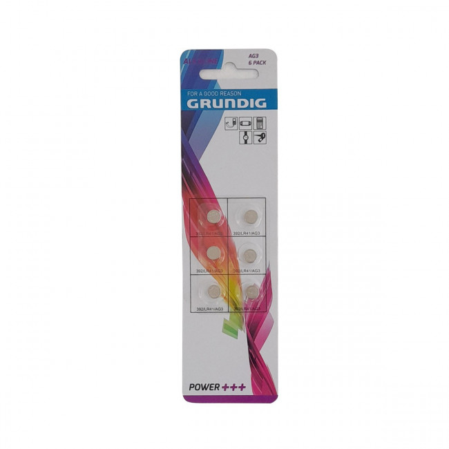 192/LR41 ΜΠΑΤΑΡΙΑ ΑΛΚΑΛΙΚΗ 1.5V GRUNDIC