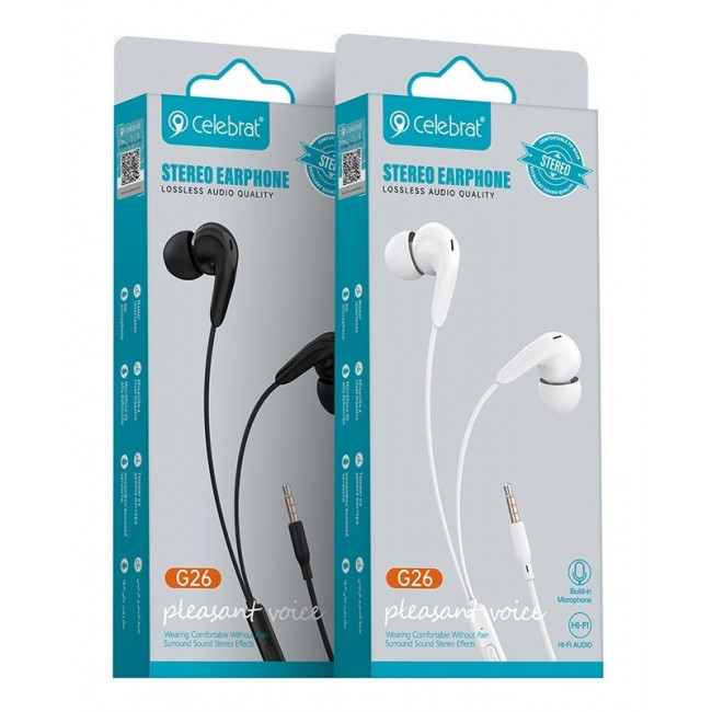 G26 HANDSFREE 1.2m ΜΑΥΡΟ CELEBRAT