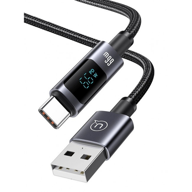 USB A - USB TYPE-C ΚΑΛΩΔΙΟ 1.2m 66W ΜΑΥΡΟ US-SJ673 USAMS