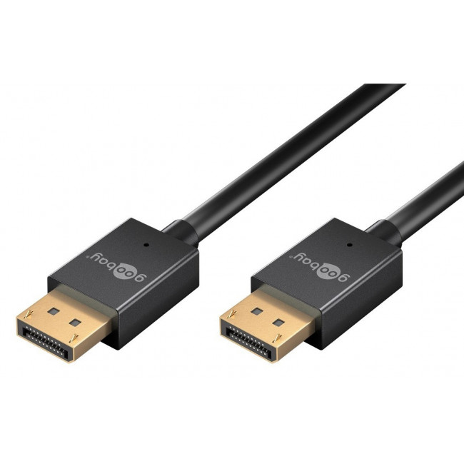 DISPLAYPORT 2.1V/8K/ ΑΡΣΕΝΙΚΟ - ΑΡΣΕΝΙΚΟ ΚΑΛΩΔΙΟ 1m ΜΑΥΡΟ