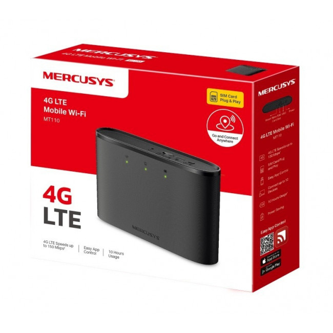 ΜΤ110  ROUTER 4G LTE MERCUSYS 300mbps