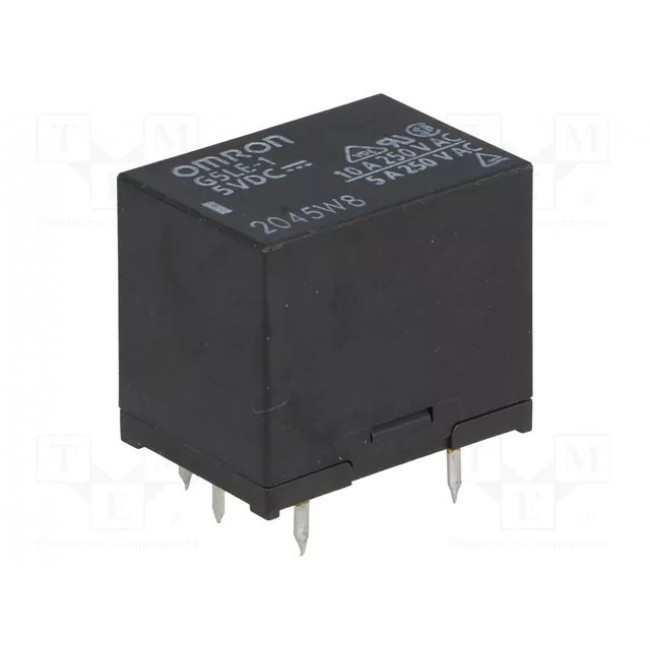 ΡΕΛΕ 5V DC 1 ΕΠΑΦΗΣ 10A SPDT G5LE-1-5 OMRON