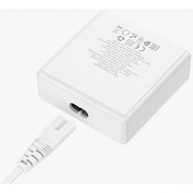 TΡΟΦΟΔΟΤΙΚΟ PD+QC 3.0 220V ΣΕ  4 USB+ TYPE C 65W ΜΕ ΚΑΛΩΔΙΟ 1.5m LAMTECH