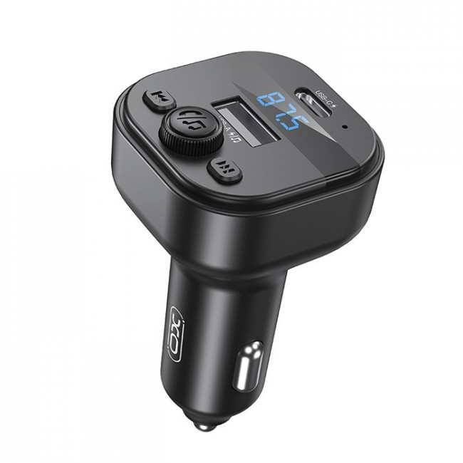 FM TRANSMITTER ΓΙΑ ΑΥΤΟΚΙΝΗΤΟ ΜΕ ΘΥΡΑ TYPE-C ΨΗΦΙΑΚΗ ΟΘΟΝΗ BT BCC18 XO