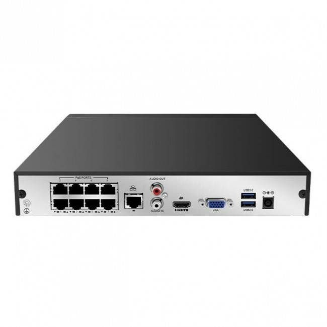 YCX NVR3108-P8-V3-IQ 8MP REC ME 8 PoE εφαρμογή Elink Defense