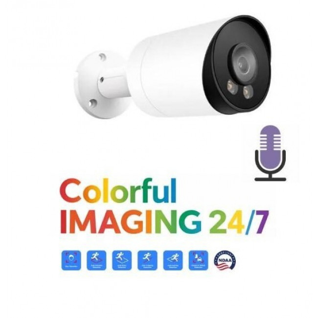 YCX IP BULLET ΚΑΜΕΡΑ N774CZ49EA 4MP ΦΑΚΟΣ 2.8 mm Colorful