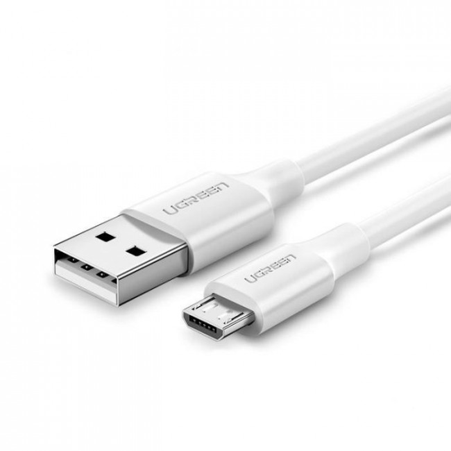 USB A - MICRO USB Β  ΚΑΛΩΔΙΟ 1m ΛΕΥΚΟ UGREEN