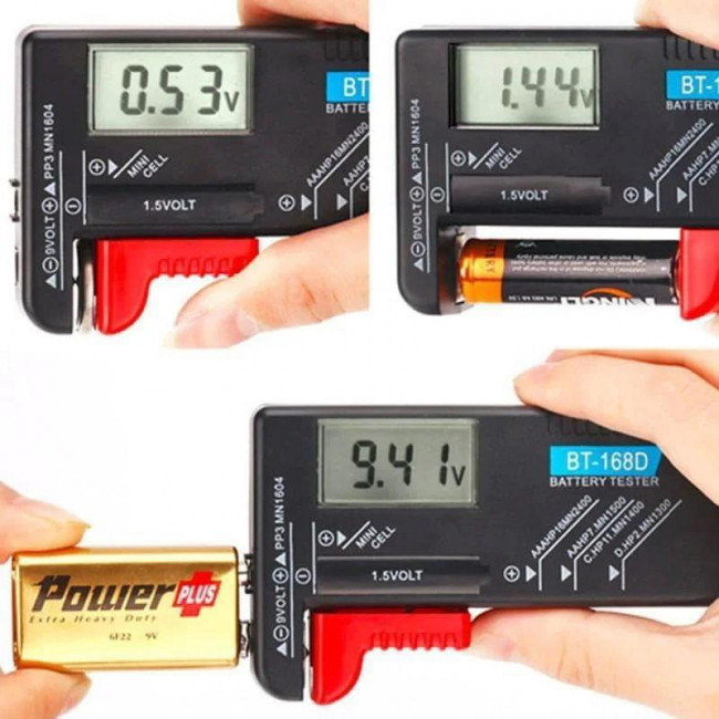 TESTER ΜΠΑΤΑΡΙΩΝ ΨΗΦΙΑΚΟ BT-168D