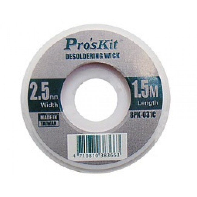 ΤΑΙΝΙΑ ΑΠΟΚΟΛΛΗΣΗΣ 2.5mm 8PK 031C