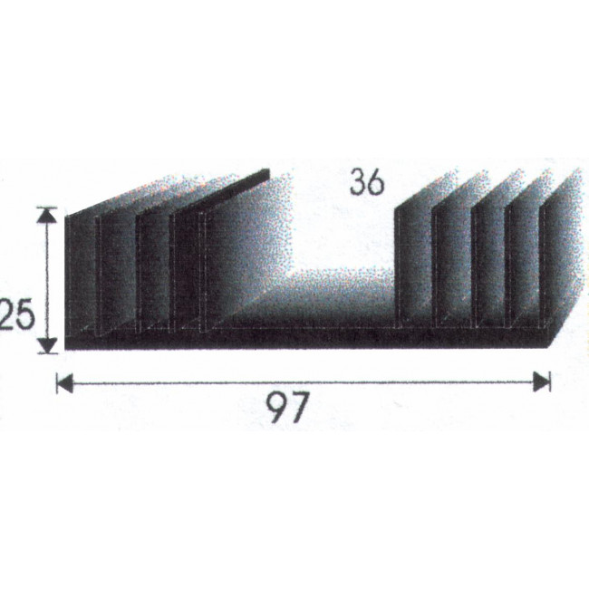 RS 5 ΨΥΚΤΡΑ 50x97x25mm ΛΕΥΚΗ