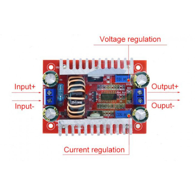 STEP UP MODULE IN 8.5-50V OUT 10-60V ΜΑΧ 15Α (400W)