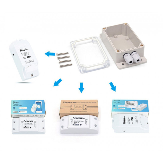 SNF CASE ΑΔΙΑΒΡΟΧΗ ΘΗΚΗ ΓΙΑ ΔΙΑΚΟΠΤΗ SONOFF
