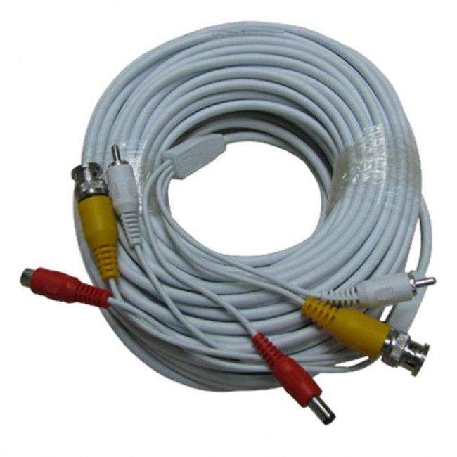 VCA-5 ΚΑΛΩΔΙΟ CCTV 5m ΜΕ ΦΙΣ BNC+ AUDIO RCA+DC
