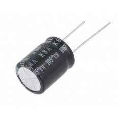 100μF/250V ΠΥΚΝΩΤΗΣ ΗΛΕΚΤΡΟΛΥΤΙΚΟΣ 16x20mm 105°C