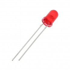 LED 5mm ΚΟΚΚΙΝΟ 80mcd 60° 2-2.5V