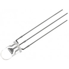 LED 5mm ΔΙΧΡΩΜΟ ΚΟΚΚΙΝΟ ΠΡΑΣΙΝΟ 3 ΕΠΑΦΩΝ ΔΙΑΦΑΝΗ