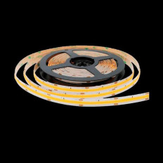 ΚΑΛΩΔIOΤΑΙΝΙΑ COB LED 12V 8mm 7W/m 320 LEDs/m ΣΕ ΘΕΡΜΟ ΛΕΥΚΟ (3000K) ΜΗ ΑΔΙΑΒΡΟΧΗ IP20