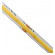 ΚΑΛΩΔIOΤΑΙΝΙΑ COB LED 24V 8mm 7W/m 320 LEDs/m ΣΕ ΦΥΣΙΚΟ ΛΕΥΚΟ (4000K) ΜΗ ΑΔΙΑΒΡΟΧΗ IP20