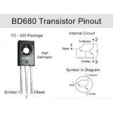 BD 680 PNP DARL+Di ΤΡΑΝΖΙΣΤΟΡ 80V 4A 40W