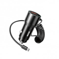 ΤΡΟΦΟΔΟΤΙΚΟ ΑΥΤΟΚΙΝΗΤΟΥ USB QC3.0 A+ USB-C 66W WK WP-C51 ΜΑΥΡΟ