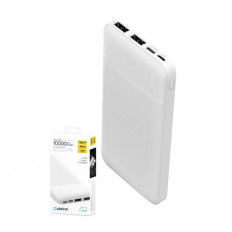 POWER BANK 10000mA ME MicroUSB και Type-C ΛΕΥΚΟ