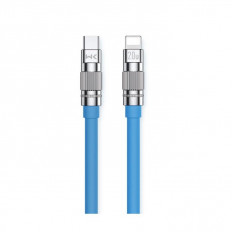 USB TYPE C ΑΡΣΕΝΙΚΟ - LIGHTNING ΑΡΣΕΝΙΚΟ 6Α ΚΑΛΩΔΙΟ 1m PD20W WDC-187 WK ΜΠΛΕ