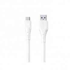 USB A - MICRO USB B ΚΑΛΩΔΙΟ 1m 6A ΛΕΥΚΟ WARGOD SUPER FAST WDC-152