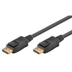DISPLAYPORT 2.0 ΑΡΣΕΝΙΚΟ - ΑΡΣΕΝΙΚΟ ΚΑΛΩΔΙΟ 3m GOOBAY ΜΑΥΡΟ