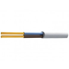2x1mm ΚΑΛΩΔΙΟ ΗΛΕΚΤΡΟΛΟΓΙΚΟ ΕΥΚΑΜΠΤΟ ΛΕΥΚΟ ΣΤΡΟΓΓΥΛΟ
