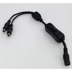 ΚΑΛΩΔΙΟ ΤΡΟΦΟΔΟΣΙΑΣ ΜΕ ΔΙΑΚΟΠΤΗ ΜΕ 1 ΙΝ DC ΘΗΛΥΚΟ ΣΕ 2 OUT DC ΑΡΣΕΝΙΚΑ