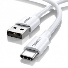 USB 2.0 A - USB TYPE C 3A ΚΑΛΩΔΙΟ ΝΙΚΕΛ 2M UGREEN US287 ΛΕΥΚΟ