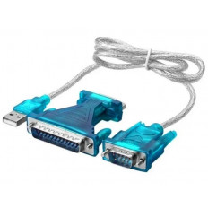 USB A - RS 232/DB25M  ΚΑΛΩΔΙΟ - ΑΝΤΑΠΤΟΡ 1.5m