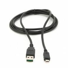 USB Α DOUBLE SIDED - MICRO USB Β ΚΑΛΩΔΙΟ 1m