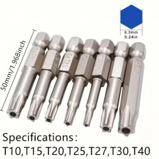 ΣΕΤ 7 ΤΕΜΑΧΙΑ ΜΥΤΕΣ ΚΑΤΣΑΒΙΔΙΟΥ ΣΕΤ 7 ΤΕΜΑΧΙΑ ΜΥΤΕΣ ΚΑΤΣΑΒΙΔΙΟΥ 5ΓΩΝΕΣ PENTALOBE ΜΕ ΤΡΥΠΑ