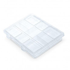 ΤΑΜΠΑΚΙΕΡΑ ΠΛΑΣΤΙΚΗ ΔΙΑΦΑΝΗΣ 5 ΘΕΣΕΩΝ 200x160x35mm