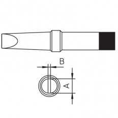 PT B7 ΜΥΤΗ 2.4mm ΚΟΛΛΗΤΗΡΙΟΥ WELLER TCPS