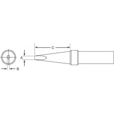 ET B ΜΥΤΗ 2.4mm ΚΟΛΛΗΤΗΡΙΟΥ WELLER LR 21