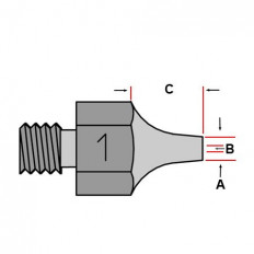 DS 111 ΜΥΤΗ 0.7mm WELLER ΑΠΟΡΡΟΦΗΤΙΚΟΥ DS 80