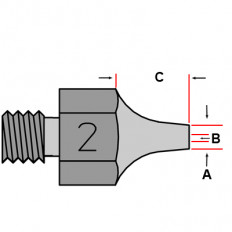 DS 112 ΜΥΤΗ 1mm WELLER ΑΠΟΡΡΟΦΗΤΙΚΟΥ DS 80