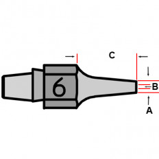 DX 116 ΜΥΤΗ 1.2mm WELLER ΑΠΟΡΡΟΦΗΤΙΚΟΥ DSX 80